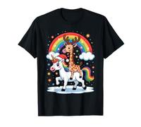 Girafe Licorne Arc-en-Ciel Girafes T-Shirt