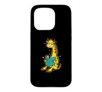 Girafe lisant Un Livre Zoo Africa Animal Park Coque pour iPhone 15 Pro