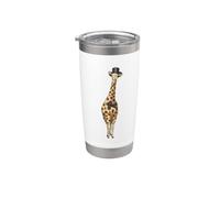 Girafe Marié Noeud papillon Mariage Gobelet isotherme en acier inoxydable double paroi