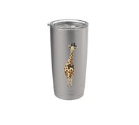 Girafe Marié Noeud papillon Mariage Gobelet isotherme en acier inoxydable double paroi