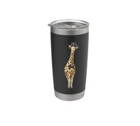 Girafe Marié Noeud papillon Mariage Gobelet isotherme en acier inoxydable double paroi