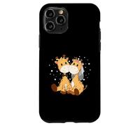 Girafe mariée et marié Art de Mariage Assorti Couple marié Coque pour iPhone 11 Pro