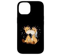 Girafe mariée et marié Art de Mariage Assorti Couple marié Coque pour iPhone 14