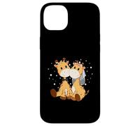 Girafe mariée et marié Art de Mariage Assorti Couple marié Coque pour iPhone 14 Plus