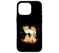 Girafe mariée et marié Art de Mariage Assorti Couple marié Coque pour iPhone 16 Pro