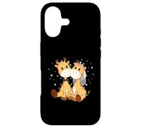 Girafe mariée et marié Art de Mariage Assorti Couple marié Coque pour iPhone 17
