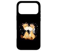 Girafe mariée et marié Art de Mariage Assorti Couple marié Coque pour iPhone 17 Pro Max