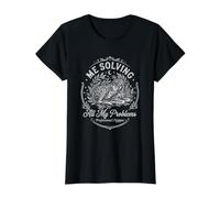 Girafe Me Résolvant Mes Problèmes Sleep Nap Funny T-Shirt Graphique avec Valeur