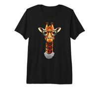 Girafe Mignonne avec Collier RVB Ruth Bader Ginsburg T-Shirt Haut de Gamme