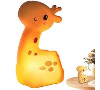 Girafe Night Light 4x8x3.5in LED Pat lampe USB RECHARAGEMable mignon Lumière de nuit pour les enfants avec 3 couleurs d'éclairage Silicone pour chambre, berceau, pépinière
