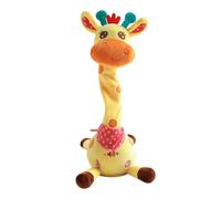 Girafe parlant - Musikalische Girafe Singende Stofftier | Interaktiv Singende Musikalische Plüschfigur Wiederaufladbar - Für Zuhause Party Reisen Urlaub Und Ausgehende Picknicks