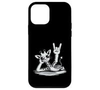 Girafe Punk Rock Rocker Heavy Metal Coque pour iPhone 12 Mini