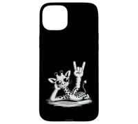 Girafe Punk Rock Rocker Heavy Metal Coque pour iPhone 15 Plus