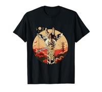 Girafe Ramen Mount Fuji Pagode Tower Girafe Ramen Bol Ramen T-Shirt
