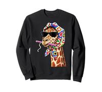 Girafe Safari Granny Square Crochet Yarn Lover Lover Sweatshirt