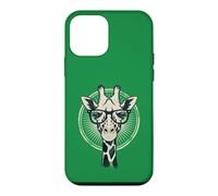 Girafe Vintage Portant des Lunettes d'animaux de Safari Coque pour iPhone 12 Mini