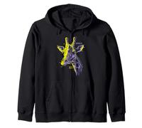Girafe Zoo Animal Lover Safari Afrique Illustration Graphique Sweat à Capuche
