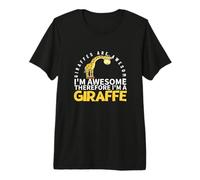 Girafes are Awesome I'm Awesome I'm A Funny Giraffe T-Shirt Haut de Gamme