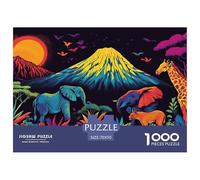 Giraffe 1000 Piece Jigsaw Puzzle for Adults Challenging Game Stress Relief Puzzle Exercise The Memory of The Brain for Adults and Kids, Age 12 Years Up 70x50cm/1000pcs