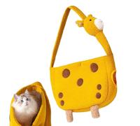 Giraffe Pet Carrier, Pet Out Bag, Small Dog Carrier, DogHand Bag Carrier, Giraffe Pet Carrier Tote Bag for Small Dog and Cat with Shoulder Straps for Hiking and Travel