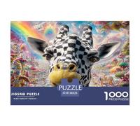 Giraffe Puzzle 1000 Pièces pour Adultes Enfants Jeu Éducatif Défi Jouets 38x26cm/1000pcs