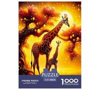 Giraffe Puzzle De 1000 Pièces pour Adultes Et Enfants À Partir De 12 Ans Jeux De Défi Jouets Éducatifs De Qualité Supérieure - Activité Familiale Parfaite 38x26cm/1000pcs