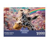 Giraffe Puzzles 1000 Pièces Jeu Éducatif Challenge Toy À De Qualité Supérieure pour Adultes Enfants 38x26cm/1000pcs