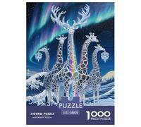 Giraffe1000 Pièces Amateurs De Puzzlesanimal pour Adultes De Jeu pour Adultes Premium avec Défis Décorationde La Maison 38x26cm/1000pcs