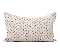 Giraffenland Coussin à la Lavande Bio 30x20cm. Taie Pois + Housse Bio Nature | Coussin parfumé | Coussin aromatique | Coussin aux Herbes