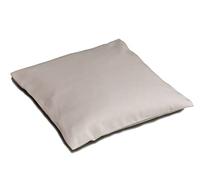 Giraffenland Coussin aux balles d´épeautre Biologique 30x30cm, Tissu sergé Blanc cassé (écru), avec enveloppes d´épeautre Bio, Directement rempli