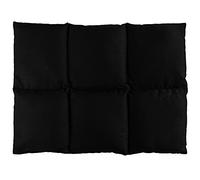 Giraffenland Coussin aux pépins de Raisin 40x30 - Coussin Thermique - Compresse aux graines - Bouillotte sèche - Dos, Ventre, Pied etc… (6 Compartiments; Design: Noir)