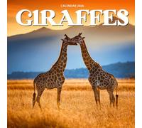 Giraffes Calendar 2026: Wildlife Photography of Graceful African Giraffes