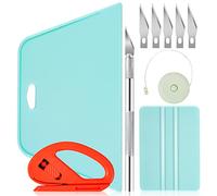 GIRAFVINYL Outils de lissage faciles à utiliser pour le papier peint - Décollez et collez - Couteau Exacto - Démoulage des bulles d'air pour papier contact