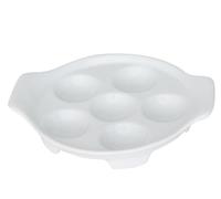 GIRARD - BLANC ASSIETTE ESCARGOTS 6 TROUS - GIRARD - FDS-003403