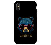 Girdwood Alaska USA Ours Portant des Lunettes de Soleil Coque pour iPhone X/XS