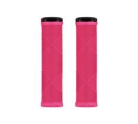 Lizard Skins Poignées Lock-On Strata Single-Sided 135 mm Rose néon