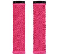 Lizard Skins Poignées Lock-On Strata Single-Sided 135 mm Rose néon