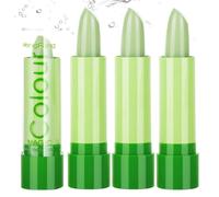 Gireatick 3PCS Aloe Vera Rouge à Lèvres, Couleur Magique Changeant Avec la Température, Brillant à Lèvres Hydratant Lèvre Pulpeuse Ensemble de Maquillage Pour Les Lèvres Longue Durée
