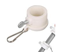 Girelle pour supports de vente aux enchères - Attache rotative pour drapeaux de montage sur pôles verticaux - Lot de 2 avec rotation à 360 ° pour un usage externe, fixation stable et mouvement de