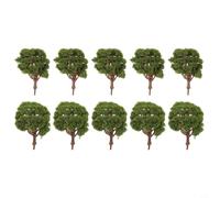 Girftong Arbres miniatures pour schémas ferroviaires à l'échelle HO, accessoires de diorama de paysage 1:100-1:150, verdure artificielle faite à la main pour table de sable et affichage de jardin, 8