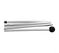 Girftong Bâton de baldaquin de plage, 2 m, en alliage d'aluminium, pliable, avec embout boule en mousse, pour camping, fêtes sur la plage et pêche sur le lac