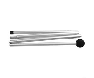 Girftong Bâton de baldaquin de plage, 2 m, en alliage d'aluminium, pliable, avec embout boule en mousse, pour camping, fêtes sur la plage et pêche sur le lac
