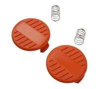 Girftong Couvercle de bobine de débroussailleuse en ABS haute résistance, installation sans outil, compatible avec Black & Decker GLC3630L20-GB NST1810 ST4525 BD036