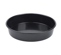 Girftong Ensemble de poêles à pizza antiadhésives en acier carbone robuste pour une chaleur uniforme, plat de four de 15,2 à 22,9 cm pour pizza maison (17,8 cm)