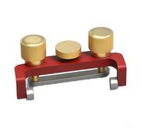 Girftong Gabarit d'affûtage en aluminium, guide d'affûtage avec précision ± 0,1 mm pour burins à bois et fers plats, pince d'affûtage d'outils en alliage