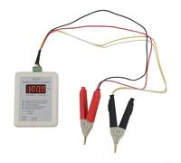 Girftong Milliohm Testeur à quatre fils Kelvin faible résistance avec charge de type C, résolution de 0,01 mΩ pour transformateur bobine moteur commutateur relais contact circuit imprimé (grand clip