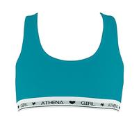Girl Athena Douceur Coton Q938 Soutien-Gorge, Bleu Lagon, 14 Ans Fille