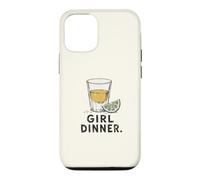 Girl Bar Humour Dinner Funny Tequila Shot Lime Design Coque pour iPhone 12/12 Pro