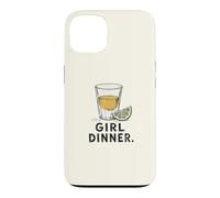 Girl Bar Humour Dinner Funny Tequila Shot Lime Design Coque pour iPhone 13