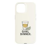 Girl Bar Humour Dinner Funny Tequila Shot Lime Design Coque pour iPhone 15